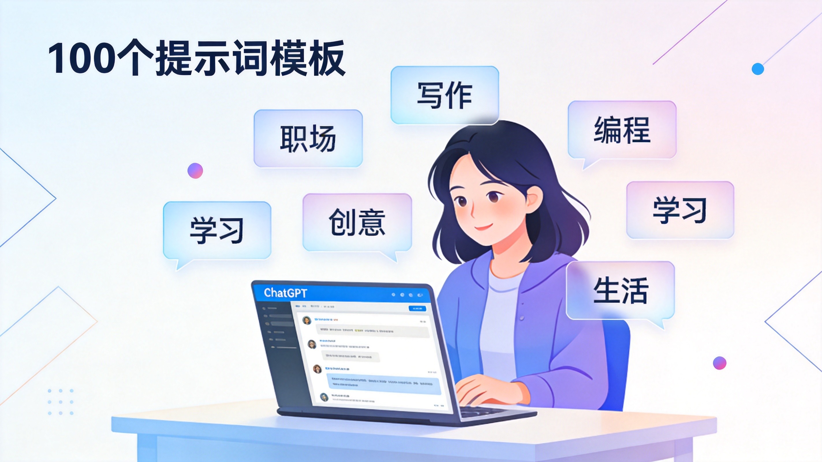 ChatGPT提示词大全:100个实用Prompt模板直接复制(2026最新版)