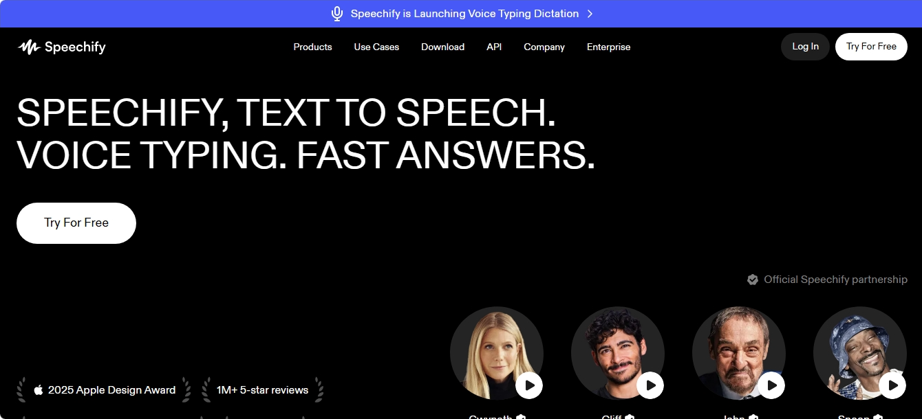 Speechify AI文字转语音工具 Speechify
