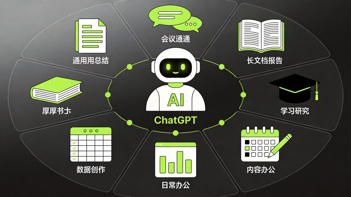 ChatGPT总结提示词大全:30个场景即取即用,从会议纪要到论文摘要