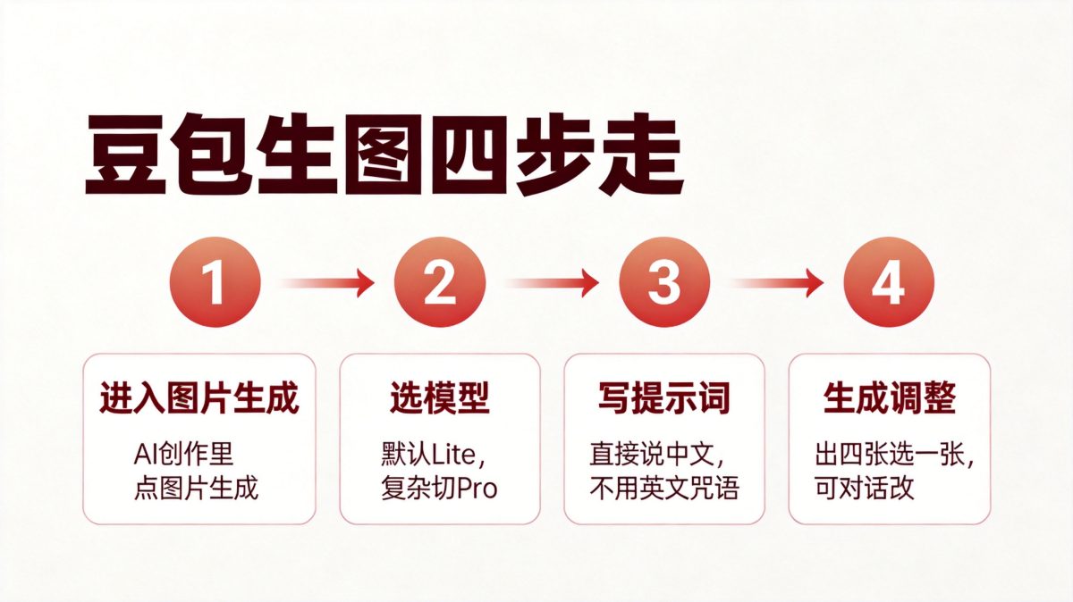 豆包怎么生成图片?AI绘画入门教程(2026最新)