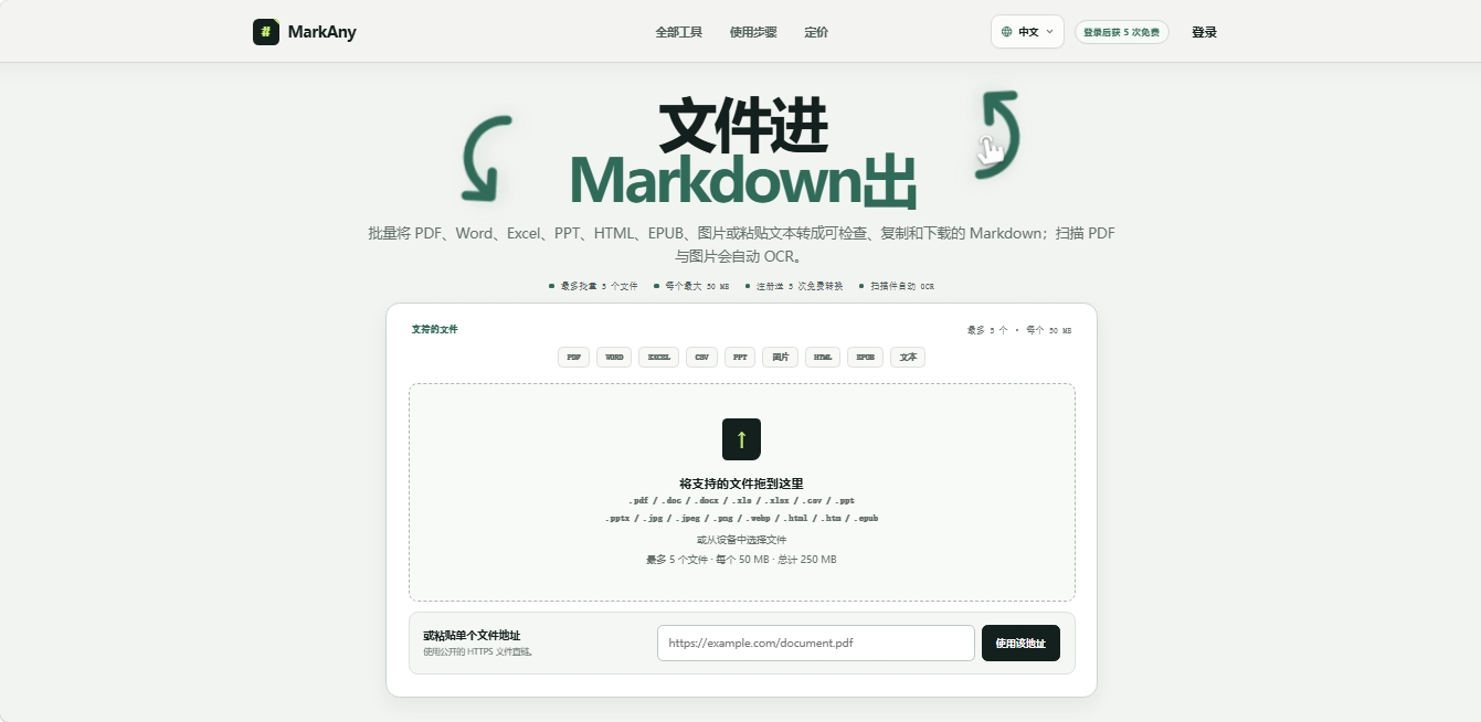 MarkAny — 文件与 Markdown 双向转换工具 MarkAny