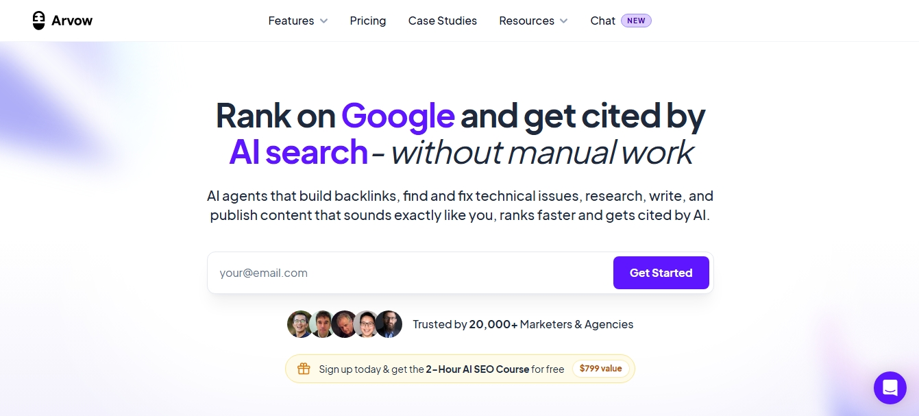 Arvow AI SEO 自动化平台 Arvow